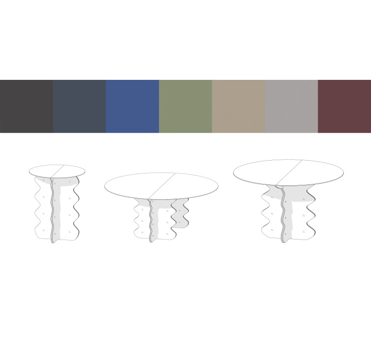 Журнальный стол Large table "Hvylya"8